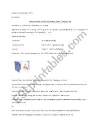 English Worksheets French Revolution Reign Of Terror Mini Project