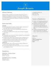 This may seem like a lot of pressure, but getting the right format for a resume is easier than it seems at first. Professional Janitorial Resume Examples Livecareer
