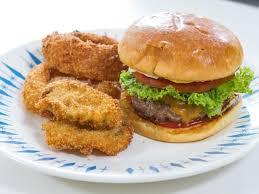 Cheeseburger With Garlic Mayo Recipe Food Recipes Food Network Recipes