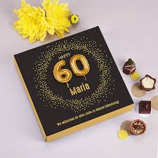 Lindt Pralinen Zum 60 Geburtstag Text Und Name