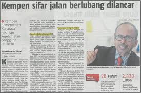 Kemalangan kemal angan jalan j alan raya raya pengenalan isu / definisi. Lembaga Lebuhraya Malaysia