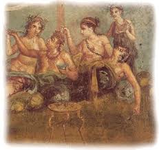 The ancient romans thought that the ideal number of guests for a dinner party were between three, for the number of graces,to nine, for the number of muses. Ancient Romans Meals Food Schoolworkhelper