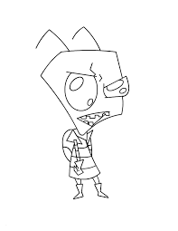Invader Zim See Something Coloring Pages For Kids F9t Printable Invader Zim Coloring Pages For Kids Invader Zim Coloring Pages Coloring Pages For Kids