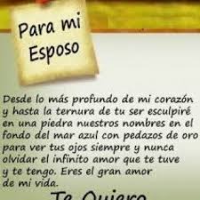 Versos De Amor Para Mi Esposo Buscar Con Google Cute Birthday Wishes Love My Husband Marriage Advice