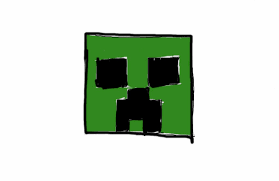 Add details to charmander's face. Minecraft Creeper Face By Freedomlife01 On Deviantart