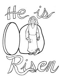 Jesus Is Risen Coloring Page Jesus Is Risen Coloring Pages Jesus Is Alive