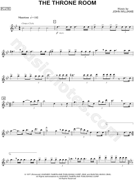 Download the official licensed arrangements of all your favorite songs. The Throne Room Flute From Star Wars Sheet Music Flute Solo In Bb Major Download Print Sku Mn0103840