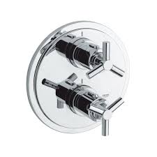 This versatile shower valve is compatible with 10 styles of trim kits from american standard, with options to complement any bathroom from modern to traditional. Grohe Atrio Y Thermostat With Integrated 2 Way Diverter For Shower Tattahome