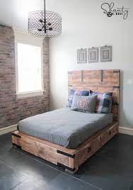 Diy Full Or Queen Size Storage Bed Diy Storage Bed Queen Size Storage Bed Diy Platform Bed
