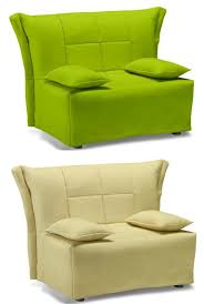 Poltronaletto bianca ecopelle niels coincasa : Poltrona Letto Small Con Trapunta E Cuscini