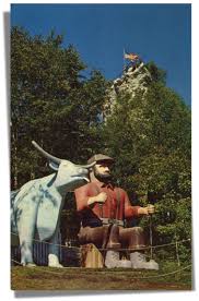 Paul bunyan, giant lumberjack, mythical hero of the lumber camps in the united states, a symbol of the tales and anecdotes that form the paul bunyan legend are typical of the tradition of frontier tall the tales describe how paul, who fashions lakes and rivers at will, created puget sound, the grand. The Legend Lives On Michigan Blue Magazine