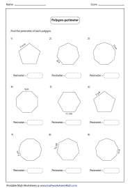 Polygon Worksheets Regular Polygon Polygon Worksheet Template