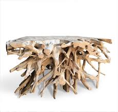 Teak Root Console Table In 2020 Teak Root Console Root Console Carved Table