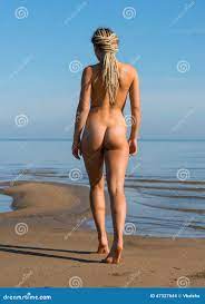 Naked women on the beach