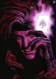 Gambit is known to charge playing cards and other objects with kinetic energy, using them as explosive projectiles. Os Herois E Viloes Da Marvel Na Arte Para Os Cards Das Series De Cards Marvel Masterpieces 2013 A 2017 Por Joe Jusko Gambit Marvel Marvel Cards Marvel Art