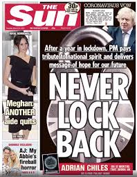 That hurts, but it's the only way, dutch prime minister mark rutte said at a news conference last week. A Year Of Lockdown Newspaper Front Pages Then And Now