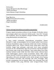 Surat Kiriman Rasmi Laporan Docx Setiausaha Taman Merpati 8 Jalan Membunga 74000 Seremban Jalan Sikamat Negeri Sembilan Yang Dipertua Majlis Course Hero