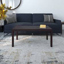 Sleek coffee table is available in multiple colors: Mainstays Parsons Coffee Table Espresso Walmart Com Walmart Com