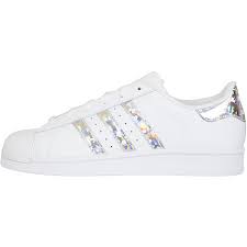 Adidas damen originals superstar damen weiß/schwarz/gold metallisch cg6407. Adidas Originals Damen Sneaker Superstar Weiss Silber Hier Bestellen