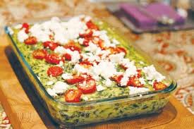 Baby Marrow And Spinach Bake Spinach Bake Vegetarian Recipes Marrow Recipe