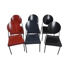 Dakota Jackson Dining Chairs Set Of 6 Wood Dining Chairs Dining Chair Set Dining Chairs