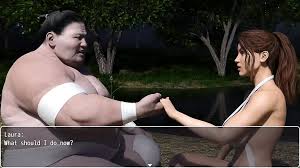 Laura Lustful Secrets Wife Cheats Her Husband with Big Chubby Sumo Fighter  - Episode 66