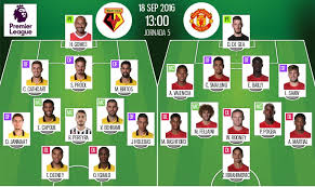 Manchester united player ratings vs watford will bruno fernandes score a perfect ten? Official Line Up Watford Vs Manchester United Besoccer