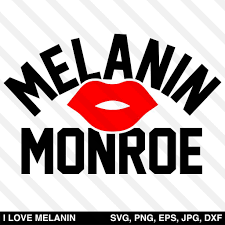 Download Melanin Monroe Svg Black Love Art Digital Graphic Design Melanin
