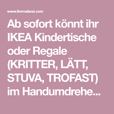 Ab Sofort Konnt Ihr Ikea Kindertische Oder Regale Kritter Latt Stuva Trofast Im Handumdrehen Ein Spieltische Verwandeln Spieltisch Kinder Kindertisch Ikea