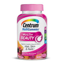 It aids in the formation of bones, blood vessels, tissues, and skin. Centrum Multigummies Multi Beauty Centrum