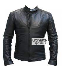Ironman 1 Movie Tony Stark Black Replica Leather Jacket Leather Jacket Jackets Black Jacket