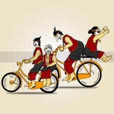 Gratis untuk komersial, pribadi dan lainnya. Gambar Wayang Kulit Lucu