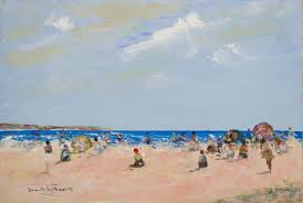 Donald Fraser On The Seashore Angela Tandori Fine Art