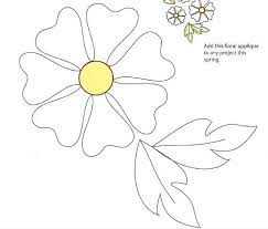 Download free applique patterns to decorate just about anything you can imagine. Free Download Flower Applique Pattern Flower Applique Patterns Applique Quilt Patterns Free Applique Patterns