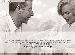 Brings Tears To My Eyes Marilyn Monroe Facts Marilyn Monroe Photos Joe Dimaggio