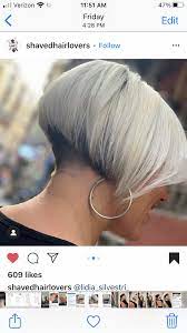 Pin By Hair On Hair Did In 2021 Undercut Bob Haircut Really Short Hair Short Stacked Bob Hairstyles