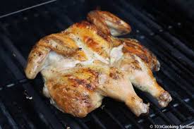 Through the years our test place the chicken on the grill rack directly over medium coals (or medium heat for gas grills). Bbq Grilled Butterflied Chicken 101 Cooking For Two