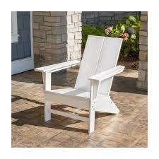 Moore Polywood Adirondack Chair White Project 62 In 2020 Polywood Adirondack Chairs Patio Chairs Patio Furniture Collection