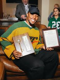 John Clark - Saquon Barkley today received the key to the city of Allentown  PA near his hometown. Saquon told the Lehigh Valley fans he would not be  where he is without