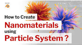 How to Create Nanomaterials Using Hair Particle System | Journal Cover Art  Illustration | Blender