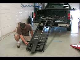 Demo Of The Rampage Power Lift For Motorcycles Youtube Truck Flatbeds Pickup Trucks Bed Motorcycle