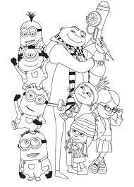 Kids Under 7 Despicable Me Coloring Pages Dibujos Para Colorear Minions Minions Dibujos Libros Para Colorear