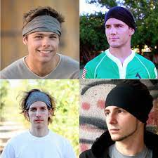 Men S Headbands Specifically Made For Men And Available In Four Sizes Sporty To Dressy Small To Extra Large Headband Men Mens Headbands Large Headbands