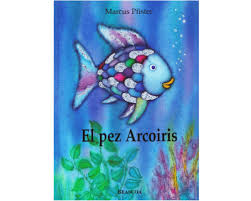 Un día un pececito azul le pide una escama, pero el pez arcoiris de malos modos se niega. El Pez Arcoiris Aprender Juntos