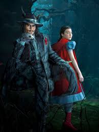 Into The Woods Disney Photo Little Red And The Wolf Textless Enterntainment Weekly Cover Into The Woods Movie Johnny Depp Colleen Atwood