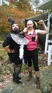 Bearded Lady And The Strong Man Halloween Costume Bearded Lady Costume Circus Costume Diy Diy Halloween Costumes