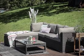 Dakota dining lounge set, 3er mit esstisch und 2 hocker, farbe: Outdoor Mobeltrend Lexa Rattan Lounge Mit Esstisch Das Grosse Lounge Mobel Erfullt Jeglichen Komfort Und Bietet Dank Verstellbarem Tisch Eine Ideale Essgruppe