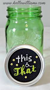 Stitch this tiny penguin ornament design for your cross stitch tree. Cross Stitch Mason Jars Aren T We Lucky