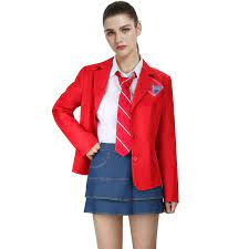 Rebelde Cosplay School Uniform Women Girls Student Suits Red Coat Shirt  Sets Drama EWS Halloween Cos Party Outfits - AliExpress