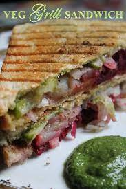 Vegetable Grill Sandwich Recipe Bombay Veg Grill Sandwich Recipe Yummy Tummy Grilled Sandwich Recipe Veg Sandwich Pakora Recipes